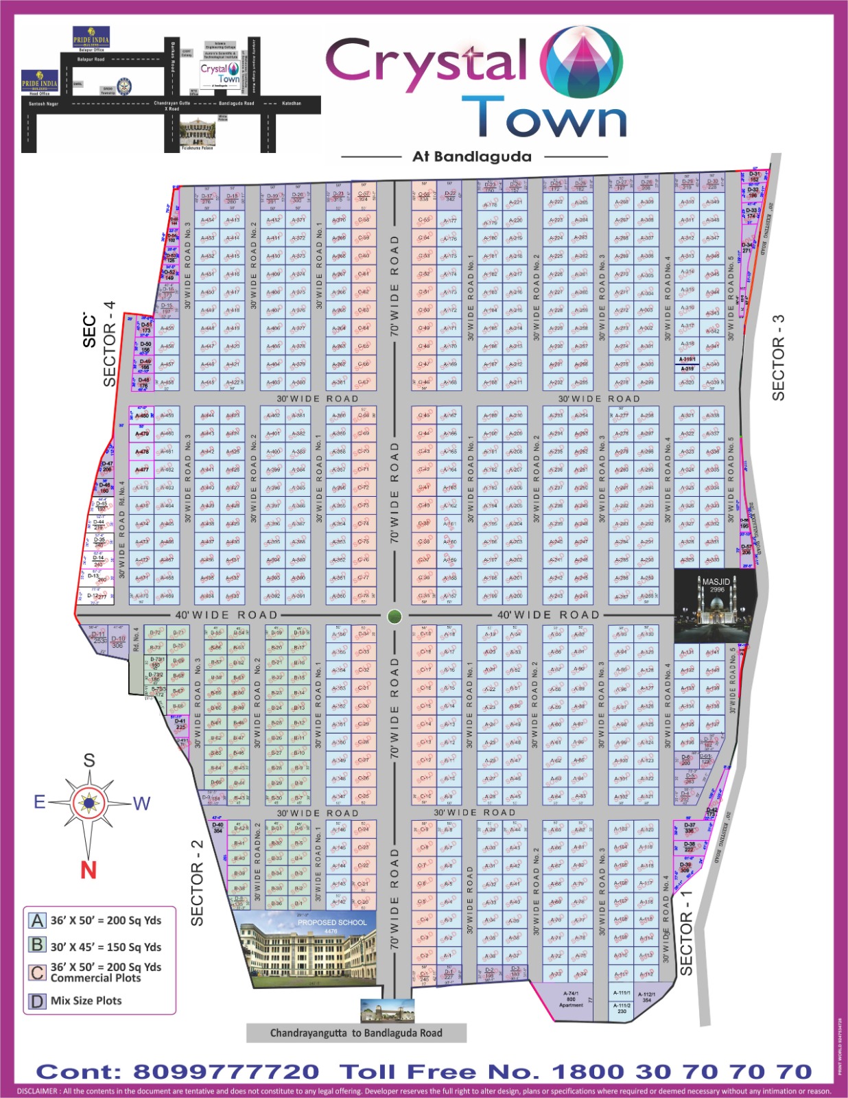 Crystal Town Layout